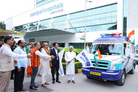 His Eminence Prof. Dr. Madhu Krishan Graces 80th Independence Day Celebration At Manipal Hospital