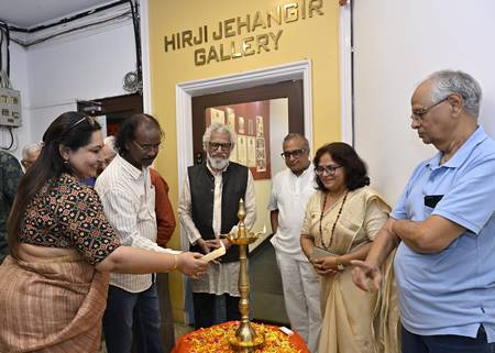 “From The Visible To The Invisible” An Exhibition Of Paintings By  Annpurna Shukla In Jehangir Art Gallery